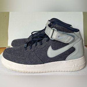 Leather and felt Nike Air Force 1